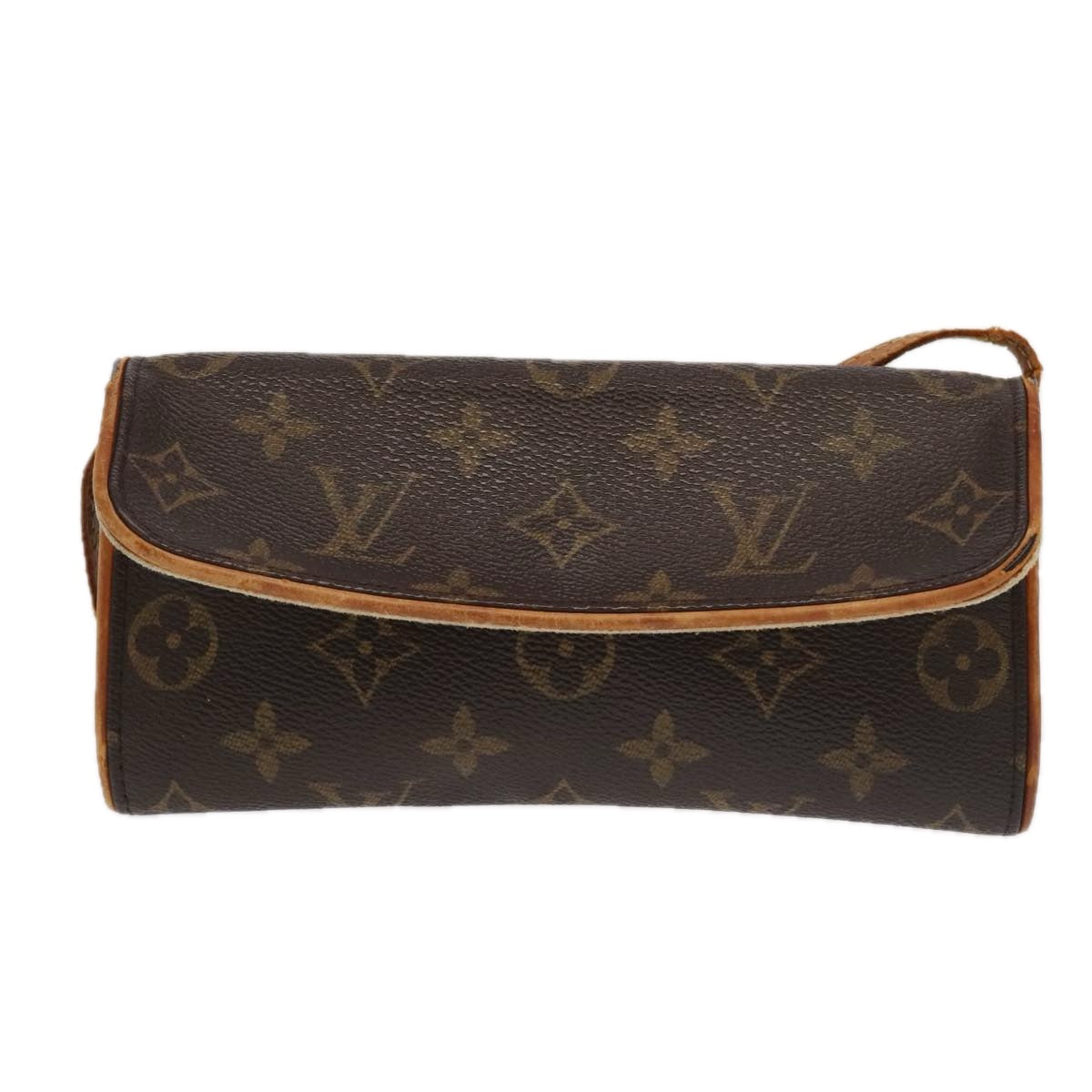 LOUIS VUITTON Monogram Pochette Twin PM Shoulder Bag M51854 LV 98019