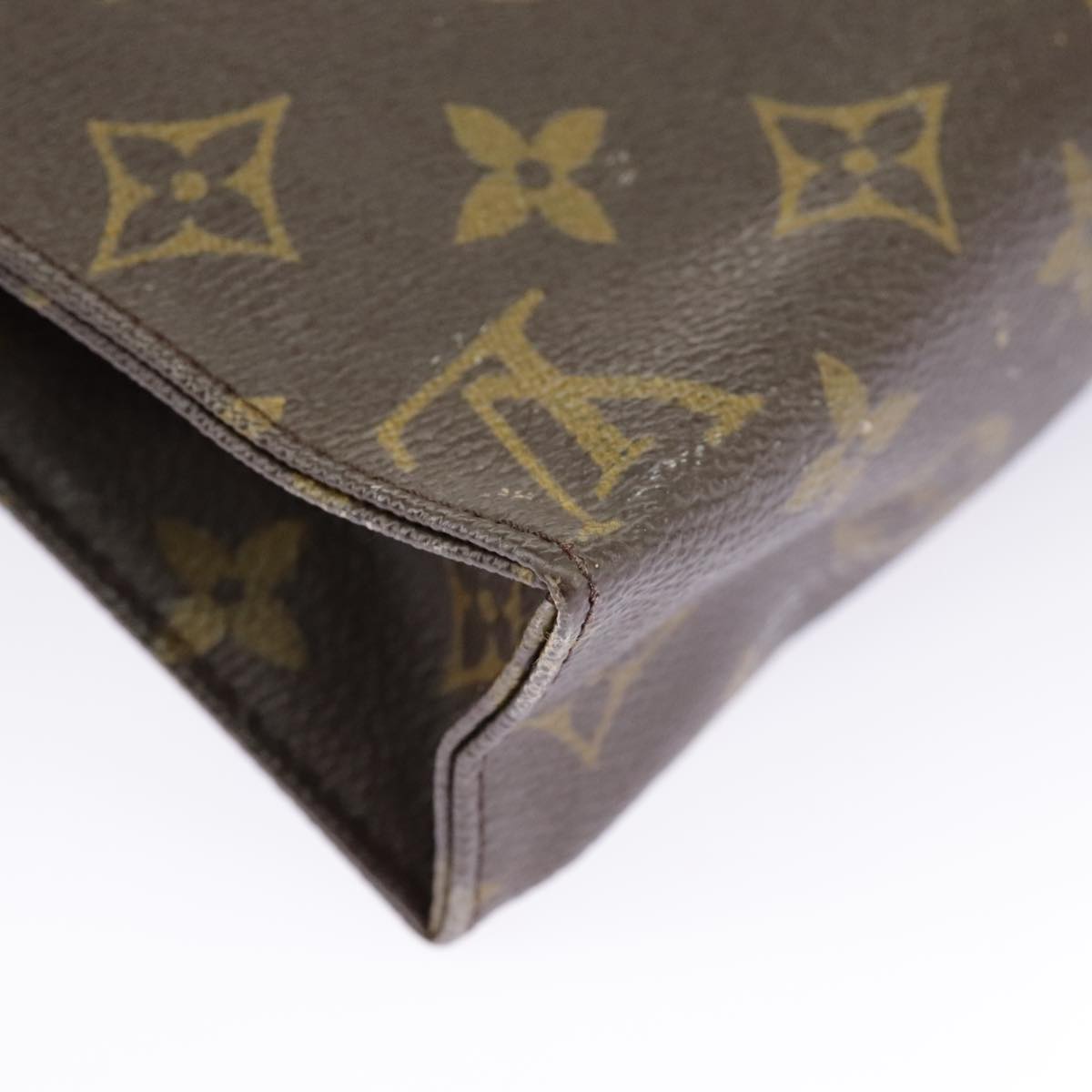 LOUIS VUITTON Monogram Poche Toilette 19 Pouch M47544 LV 98022