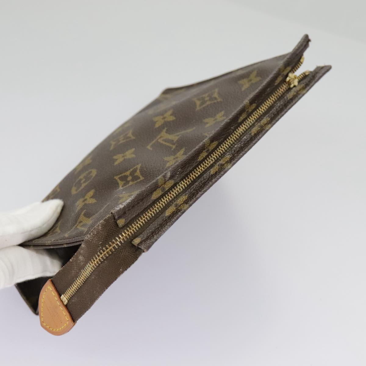 LOUIS VUITTON Monogram Poche Toilette 19 Pouch M47544 LV 98022