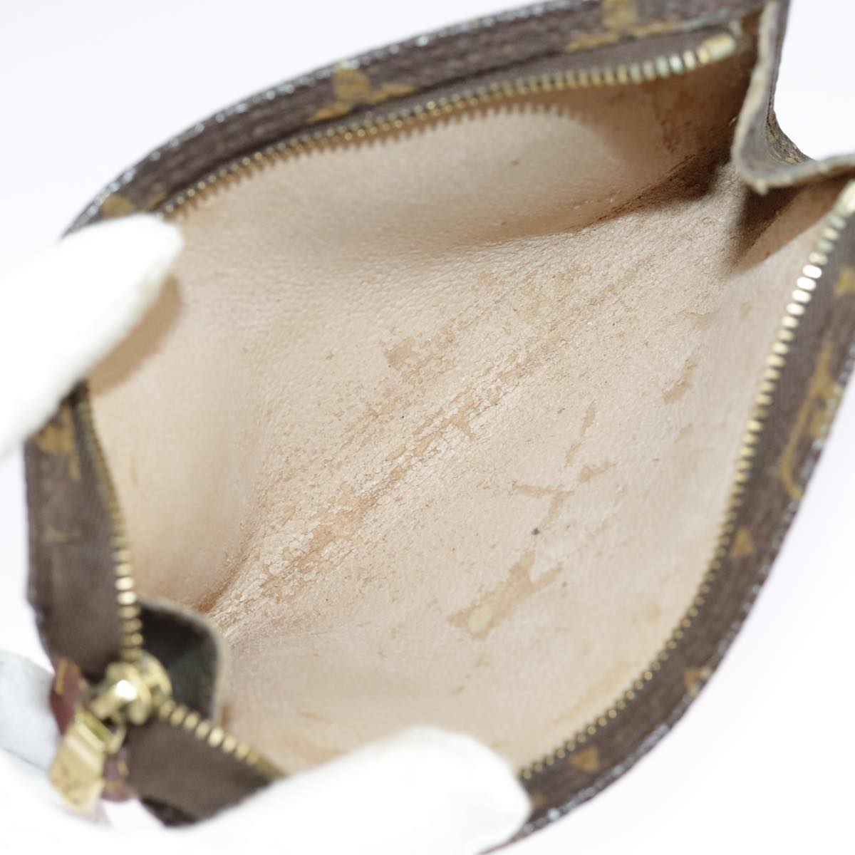 LOUIS VUITTON Monogram Bucket PM Accessory Pouch LV 98023