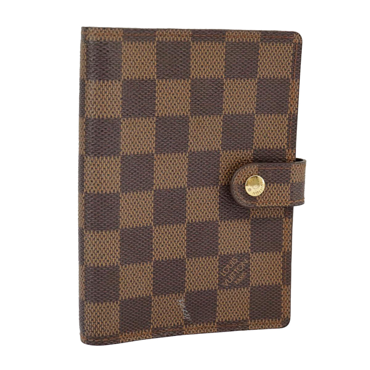 LOUIS VUITTON Damier Ebene Agenda PM Day Planner Cover R20700 LV 98026