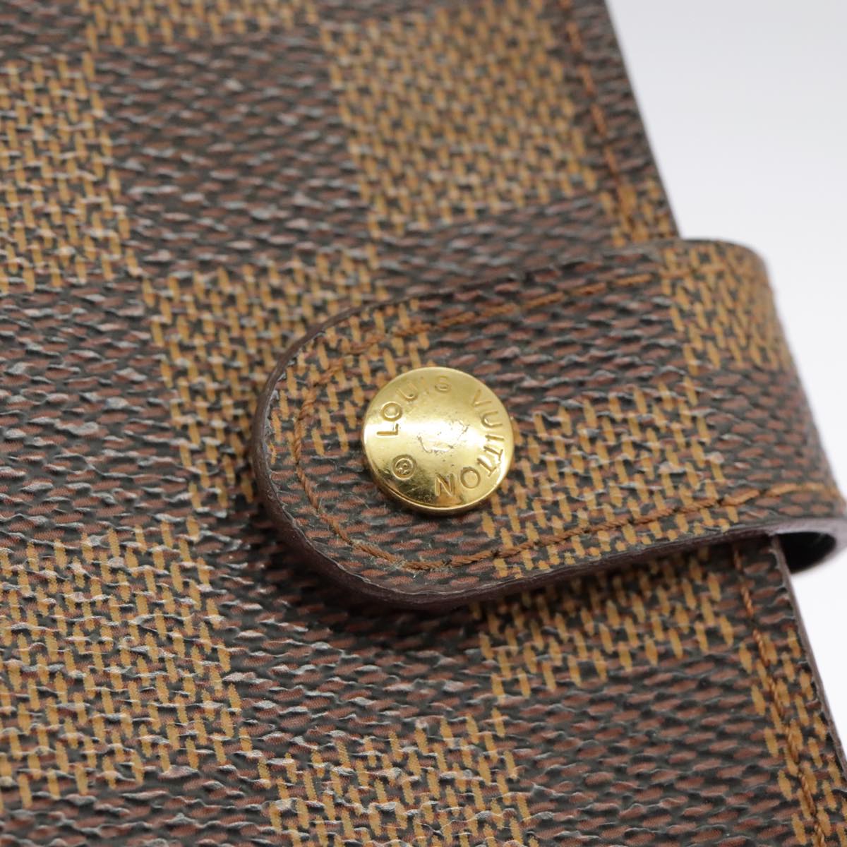 LOUIS VUITTON Damier Ebene Agenda PM Day Planner Cover R20700 LV 98026