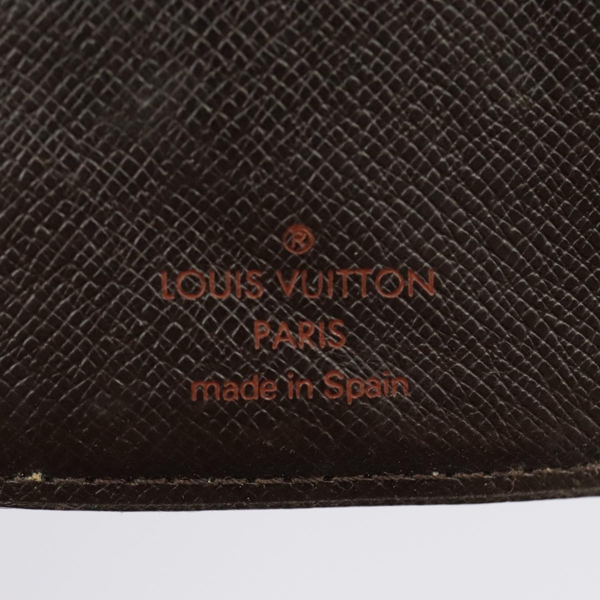 LOUIS VUITTON Damier Ebene Agenda PM Day Planner Cover R20700 LV 98026