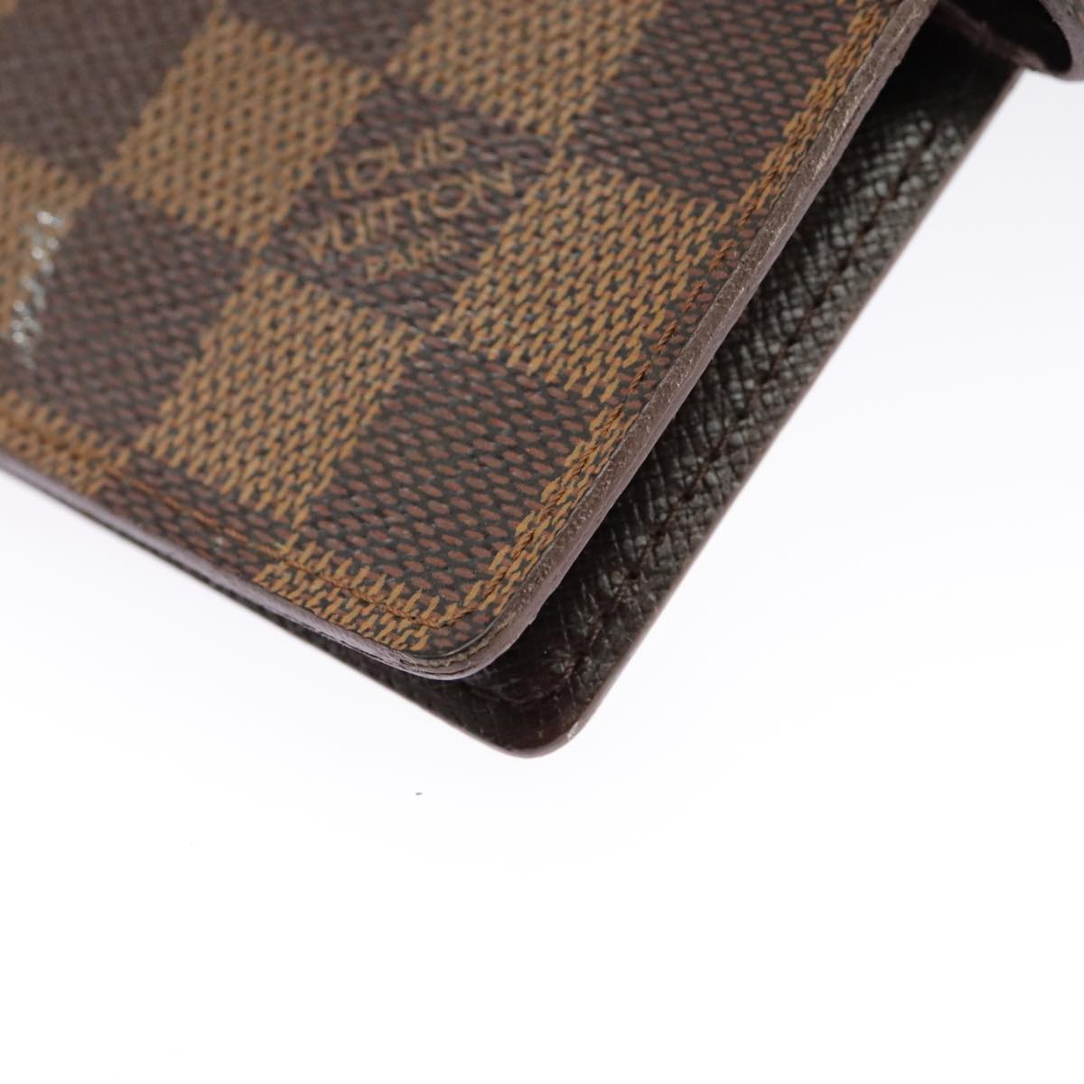 LOUIS VUITTON Damier Ebene Agenda PM Day Planner Cover R20700 LV 98026