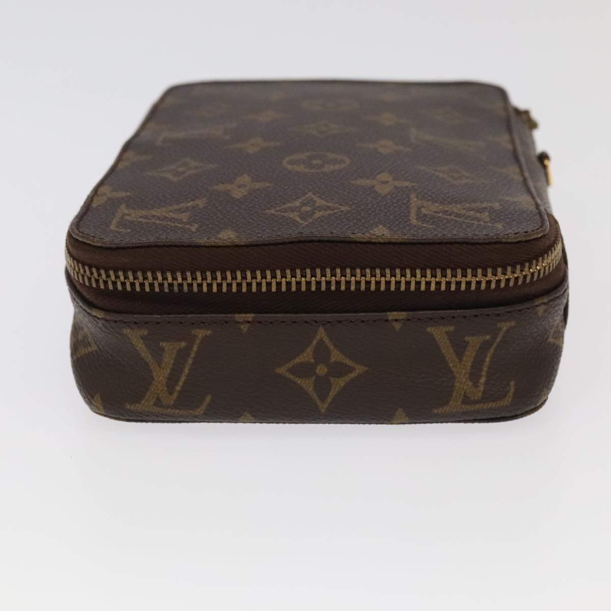 LOUIS VUITTON Monogram Poche Monte Carlo Jewelry Box M47352 LV 98028