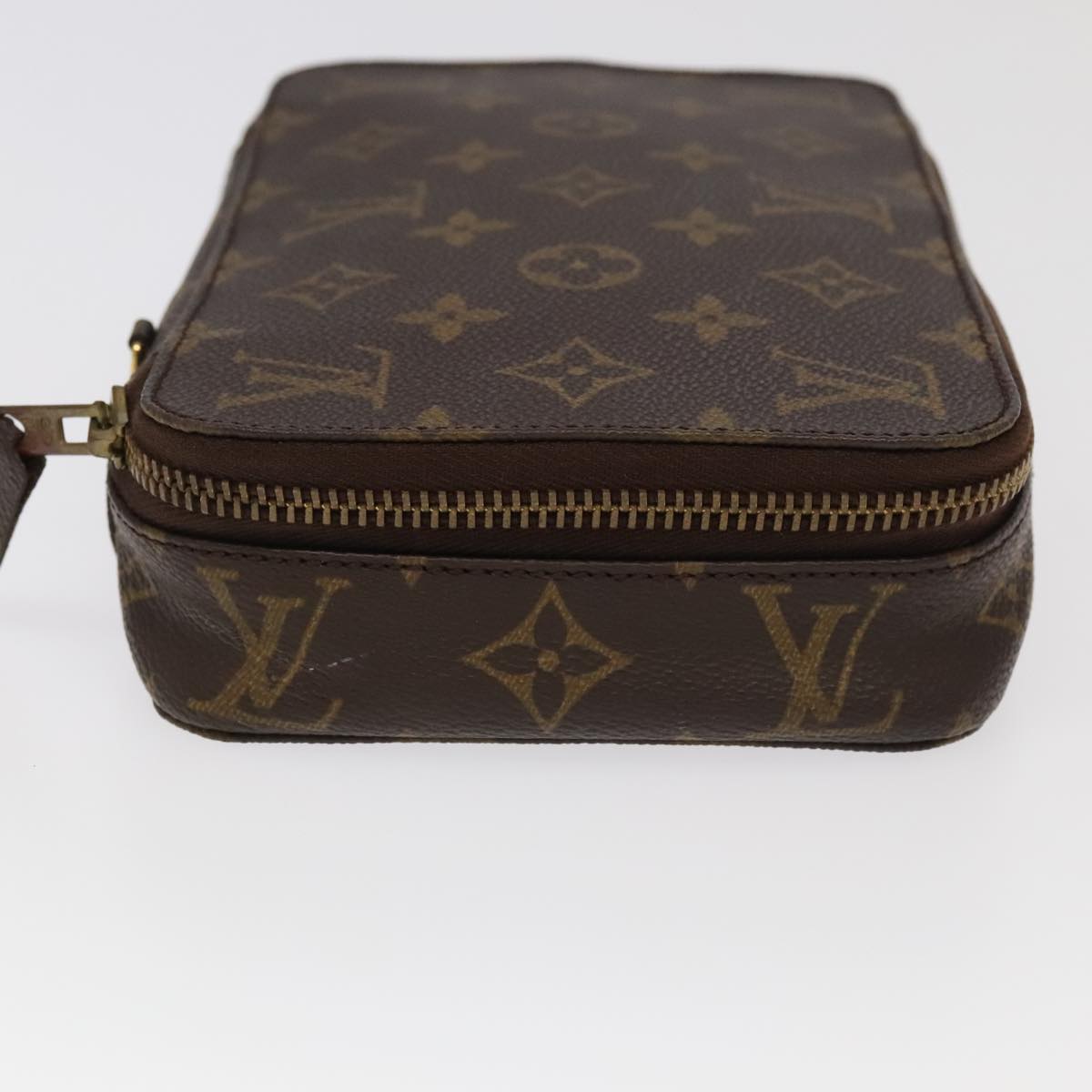 LOUIS VUITTON Monogram Poche Monte Carlo Jewelry Box M47352 LV 98028