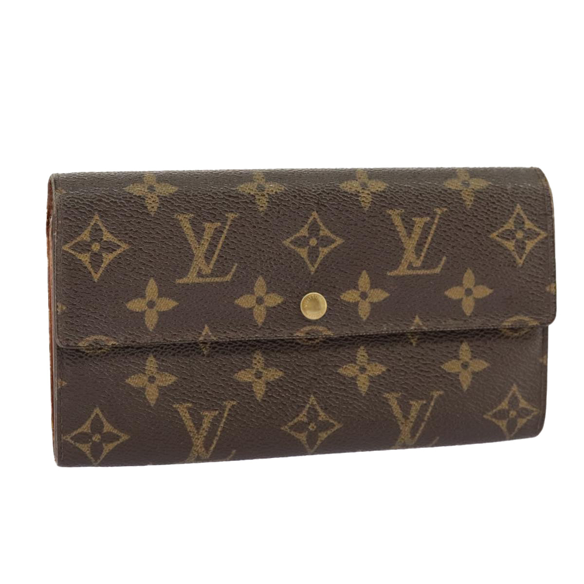 LOUIS VUITTON Monogram Portefeuille Sarah Long Wallet M61734 LV 98029
