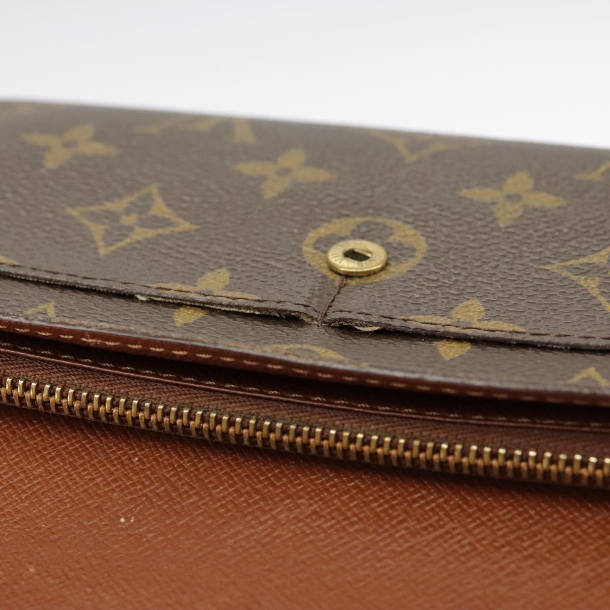 LOUIS VUITTON Monogram Portefeuille Sarah Long Wallet M61734 LV 98029