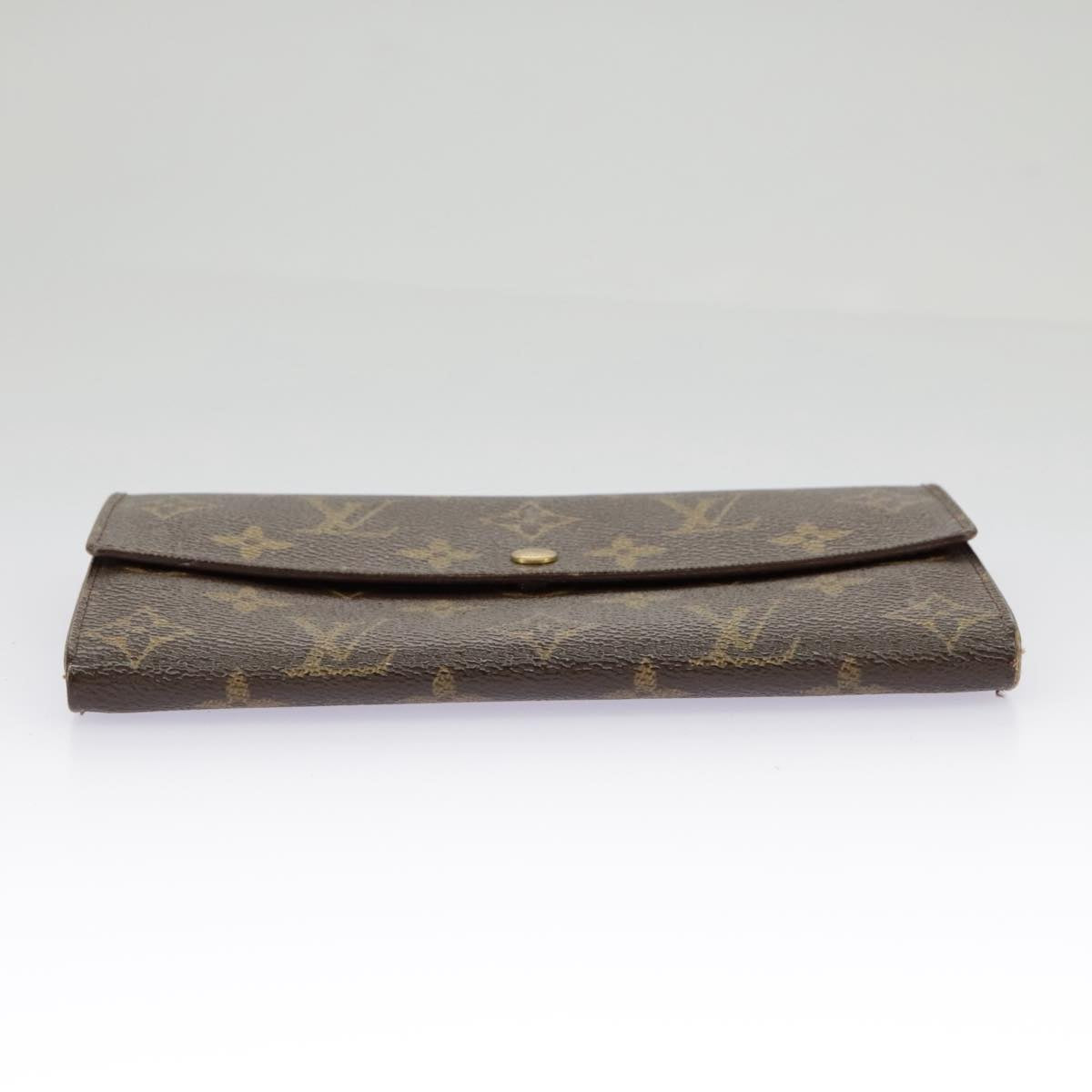 LOUIS VUITTON Monogram Portefeuille Sarah Long Wallet M61734 LV 98029