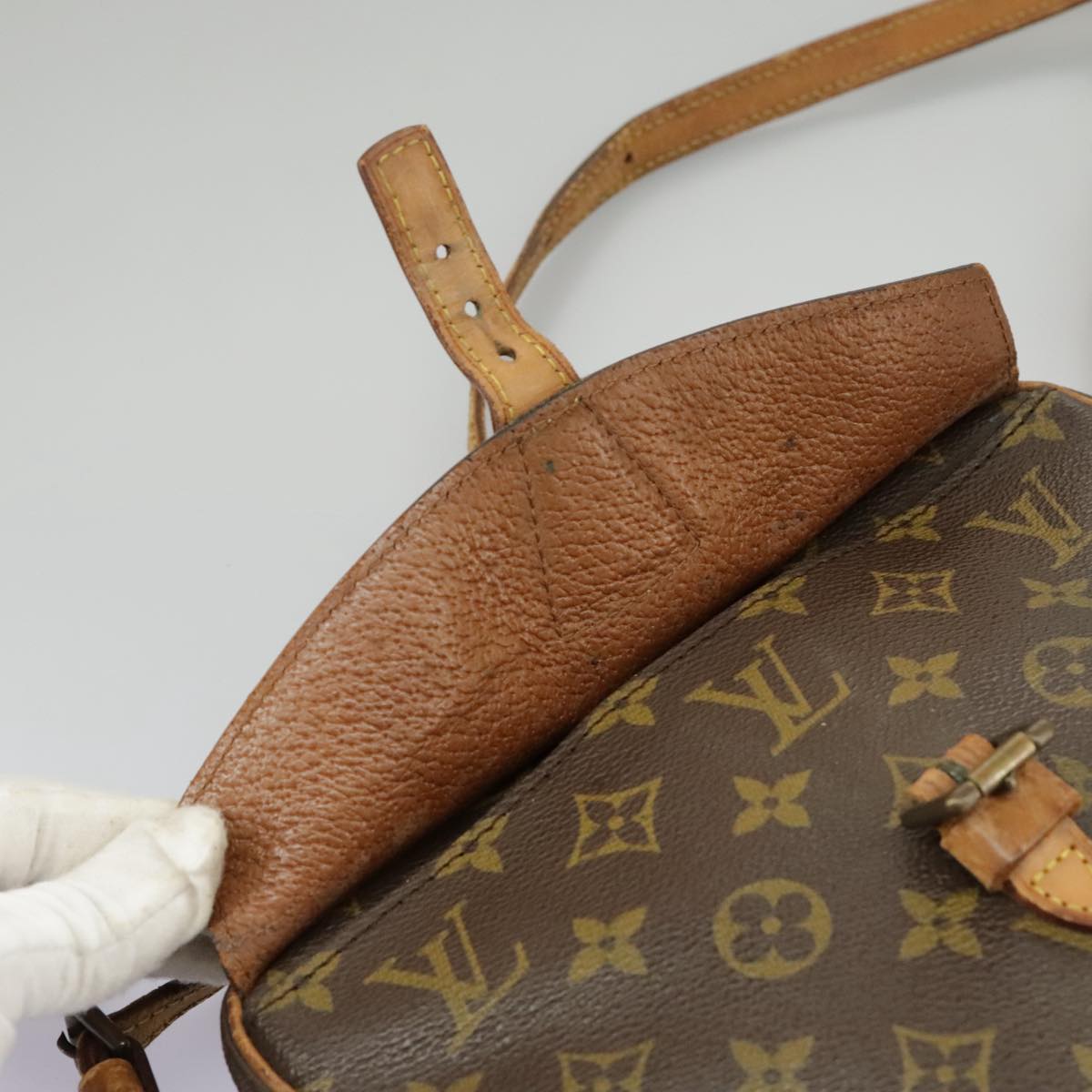 LOUIS VUITTON Monogram Jeune Fille PM Shoulder Bag M51227 LV 98044