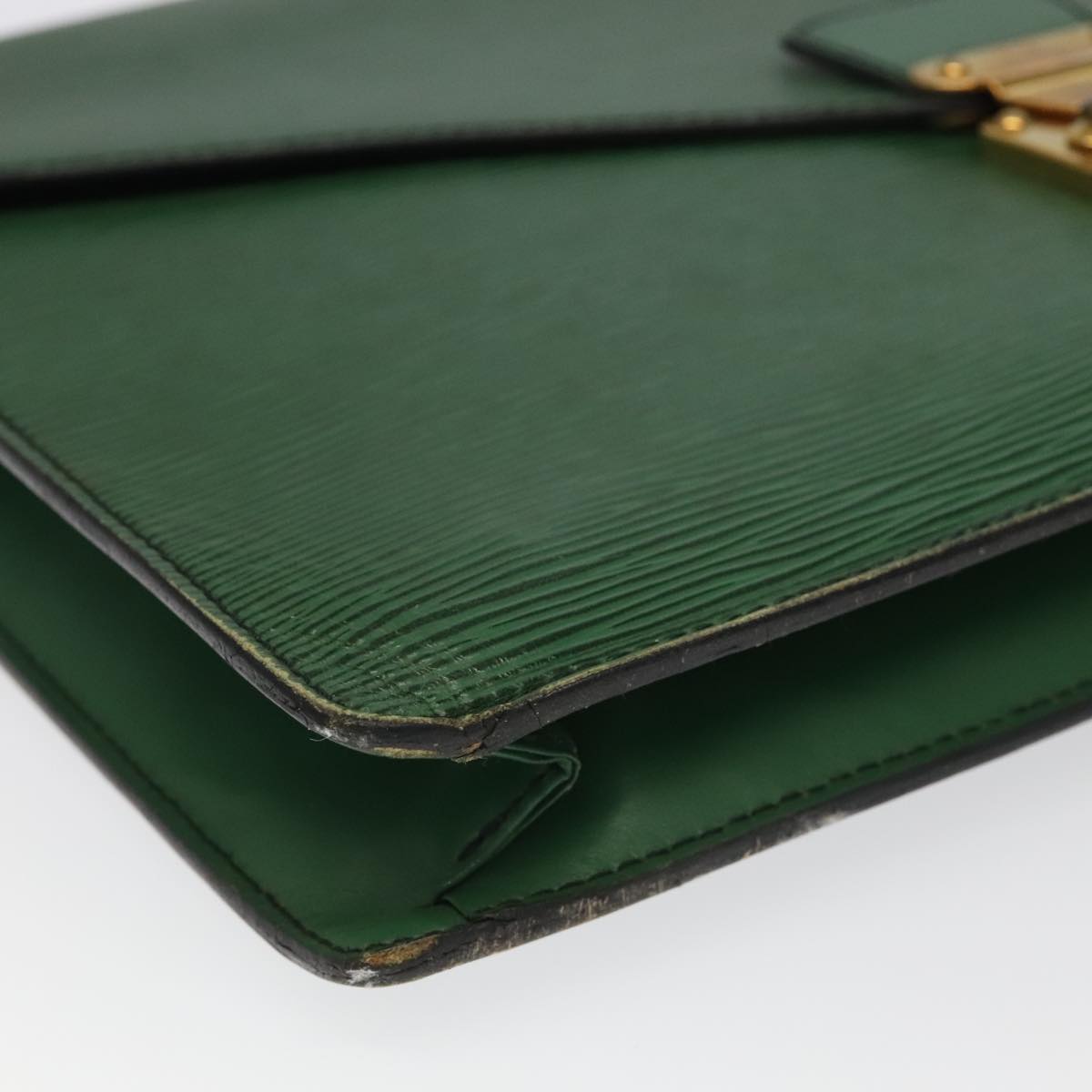 LOUIS VUITTON Epi Porte Documents Bandouliere Briefcase Green M54464 98045