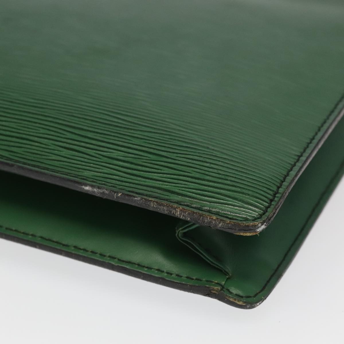 LOUIS VUITTON Epi Porte Documents Bandouliere Briefcase Green M54464 98045