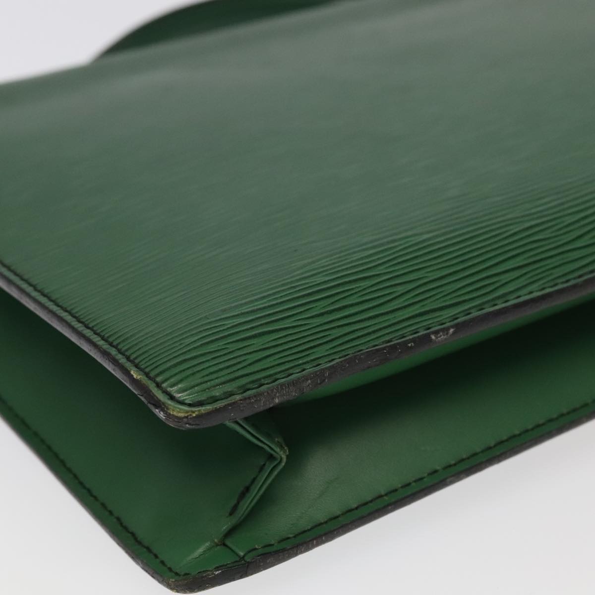 LOUIS VUITTON Epi Porte Documents Bandouliere Briefcase Green M54464 98045