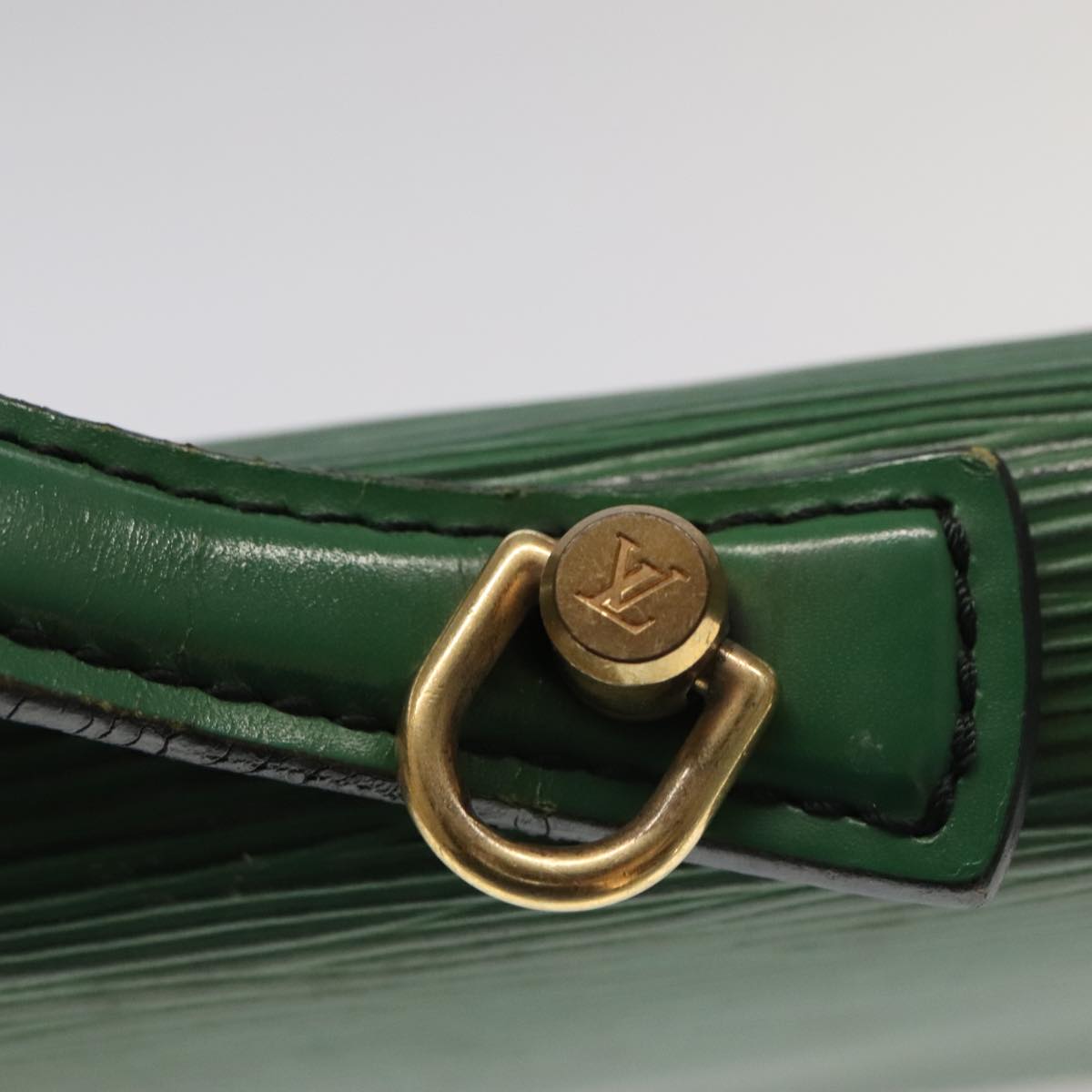 LOUIS VUITTON Epi Porte Documents Bandouliere Briefcase Green M54464 98045