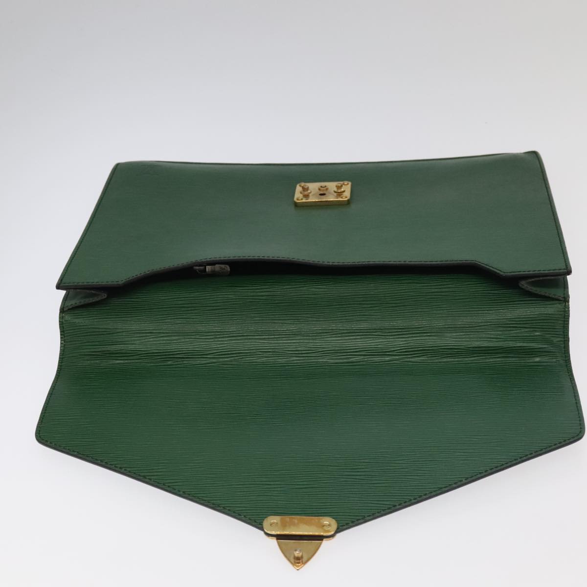 LOUIS VUITTON Epi Porte Documents Bandouliere Briefcase Green M54464 98045