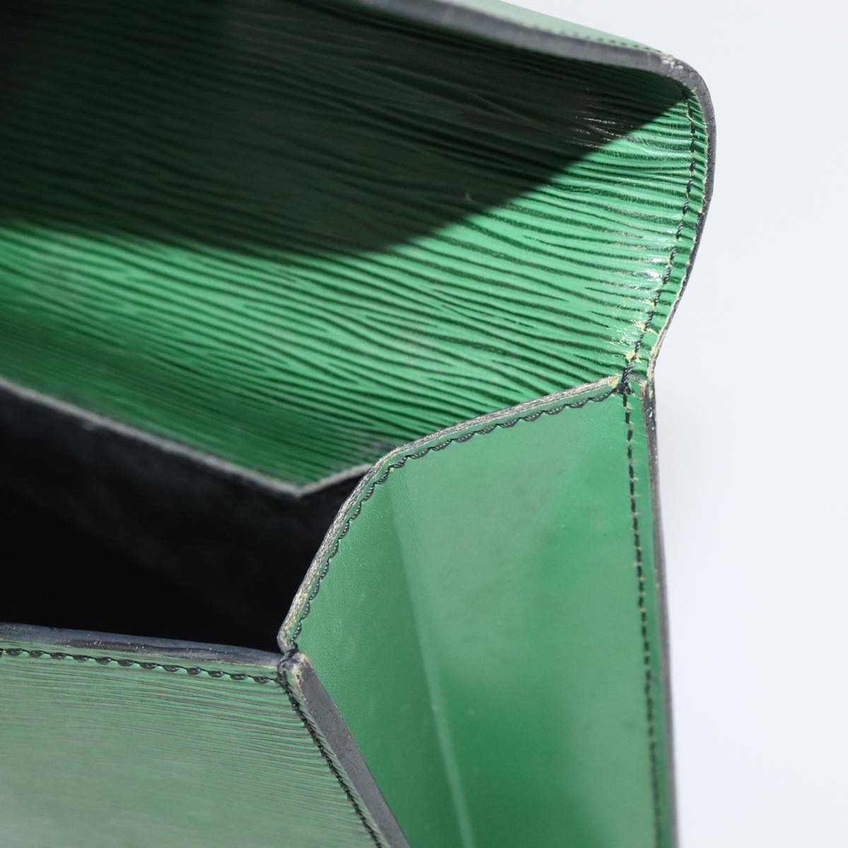 LOUIS VUITTON Epi Porte Documents Bandouliere Briefcase Green M54464 98045