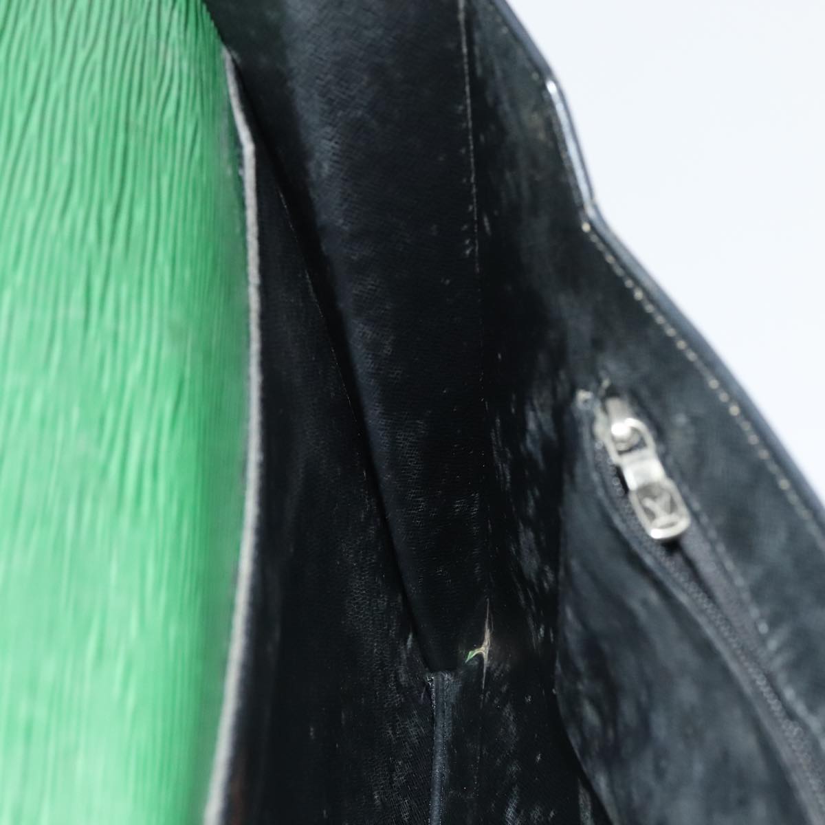LOUIS VUITTON Epi Porte Documents Bandouliere Briefcase Green M54464 98045