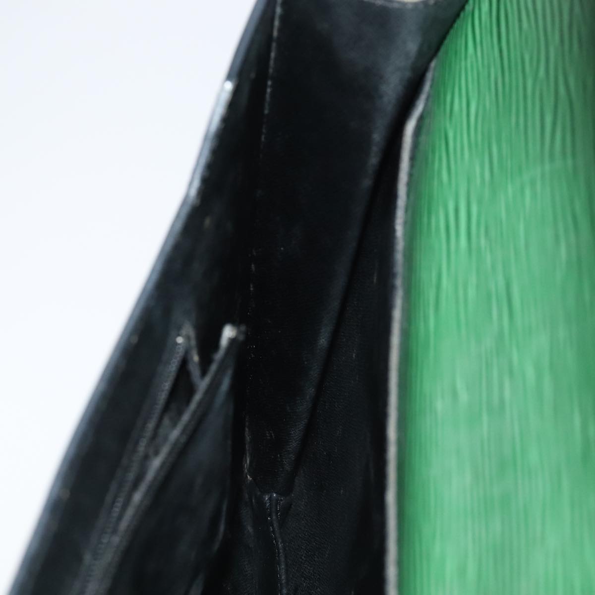 LOUIS VUITTON Epi Porte Documents Bandouliere Briefcase Green M54464 98045