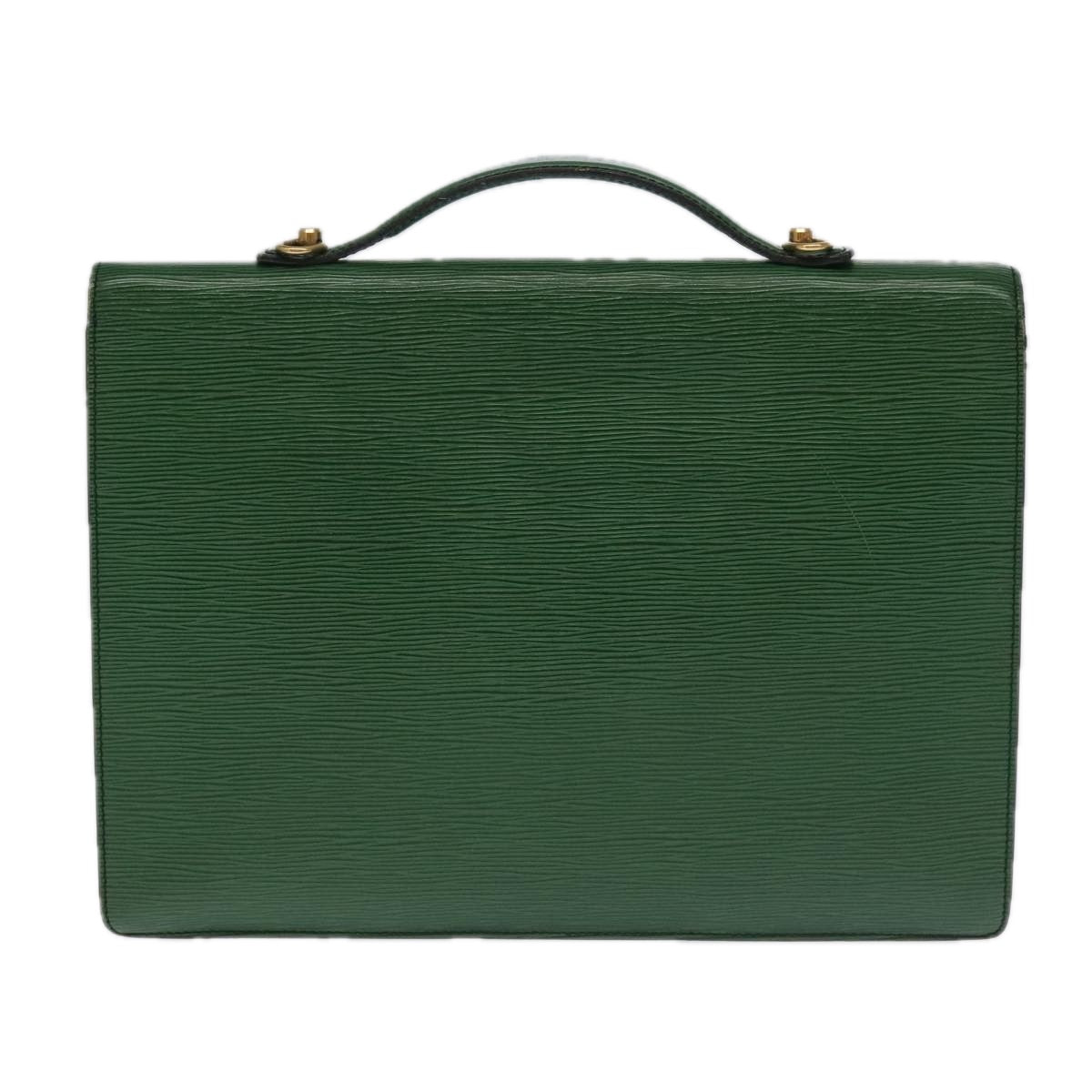 LOUIS VUITTON Epi Porte Documents Bandouliere Briefcase Green M54464 98045