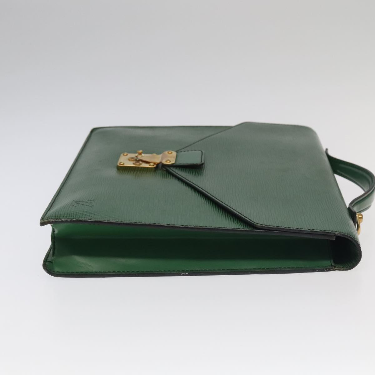 LOUIS VUITTON Epi Porte Documents Bandouliere Briefcase Green M54464 98045