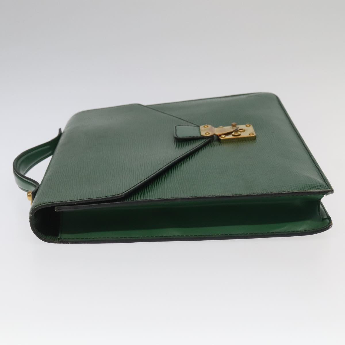 LOUIS VUITTON Epi Porte Documents Bandouliere Briefcase Green M54464 98045