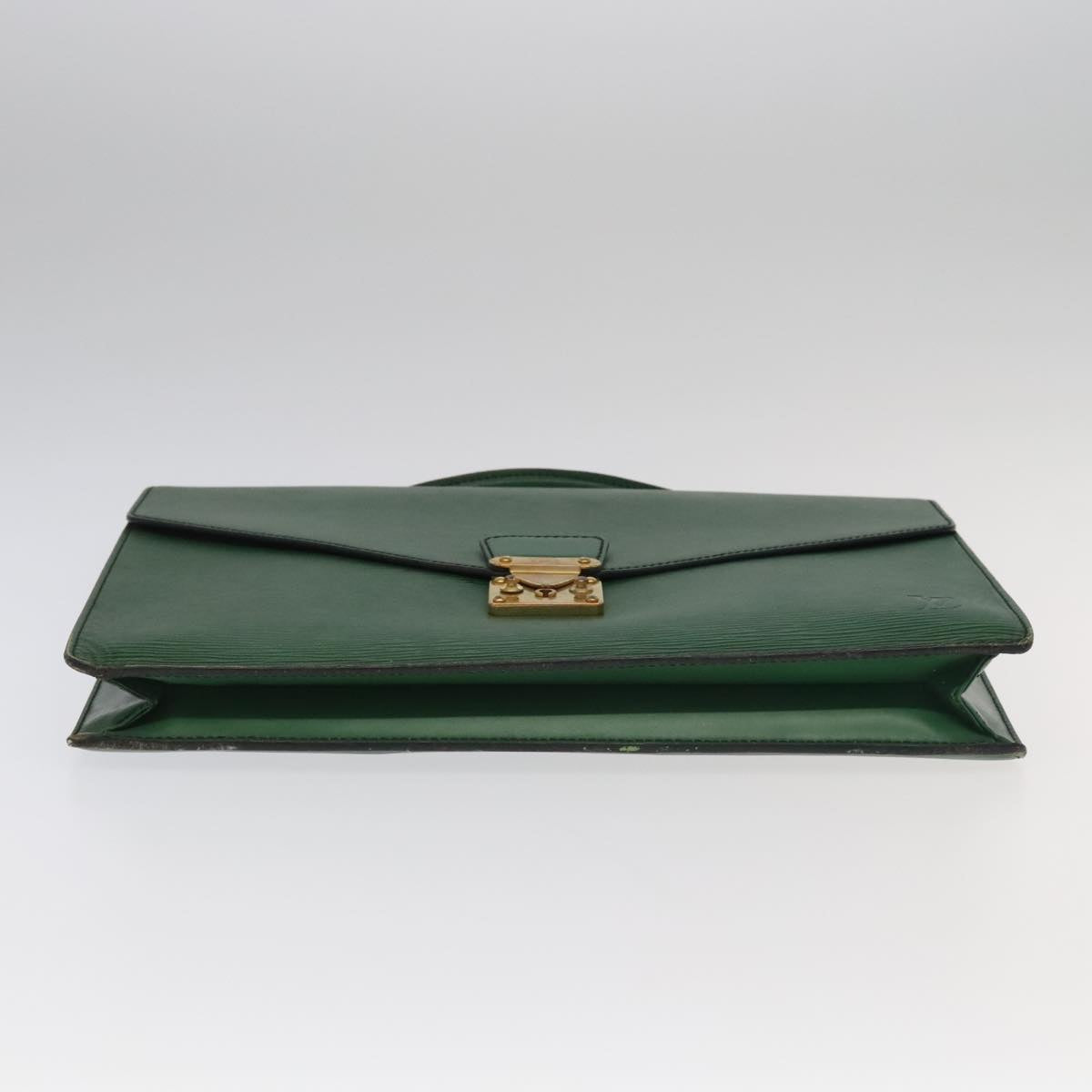 LOUIS VUITTON Epi Porte Documents Bandouliere Briefcase Green M54464 98045