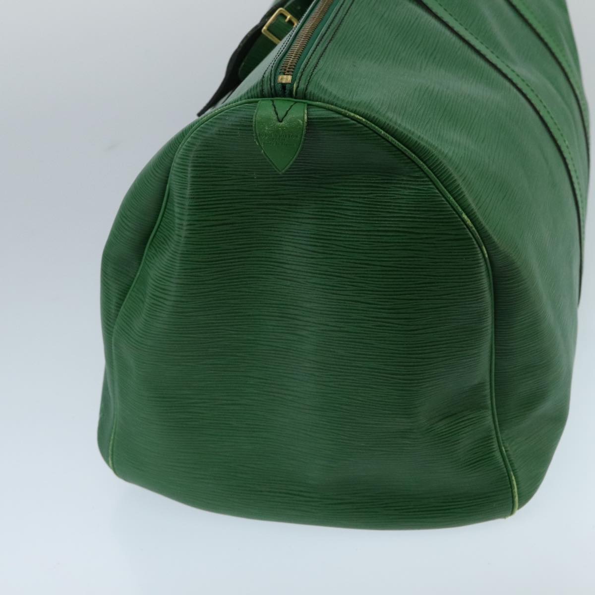 LOUIS VUITTON Epi Keepall 55 Boston Bag Green M42954 LV 98046