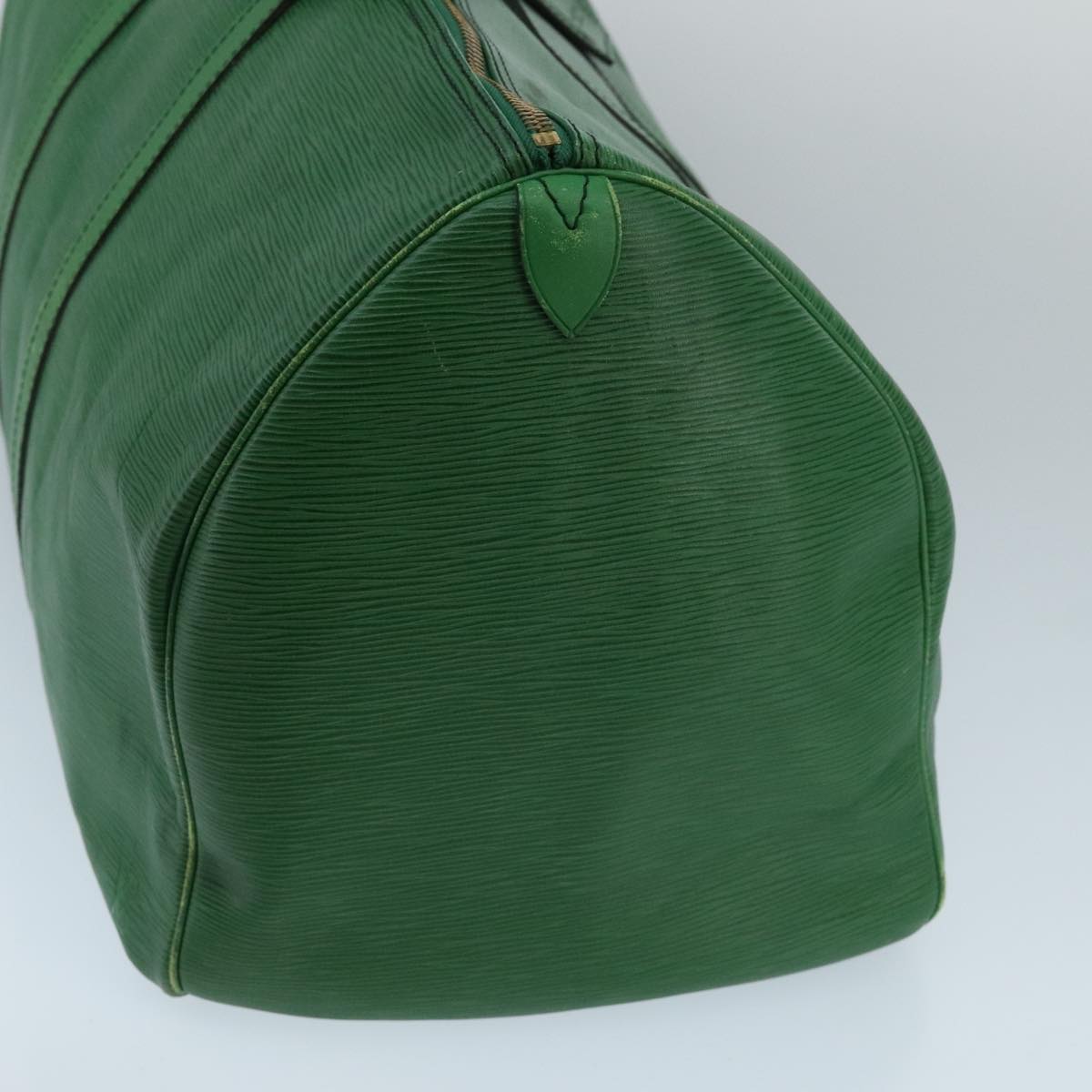 LOUIS VUITTON Epi Keepall 55 Boston Bag Green M42954 LV 98046