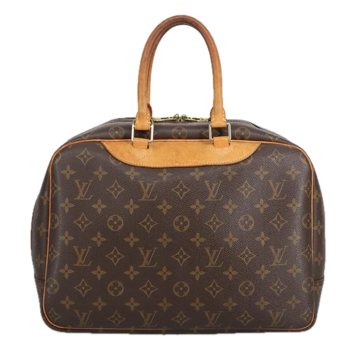 LOUIS VUITTON Monogram Deauville Hand Bag M47270 LV 98054