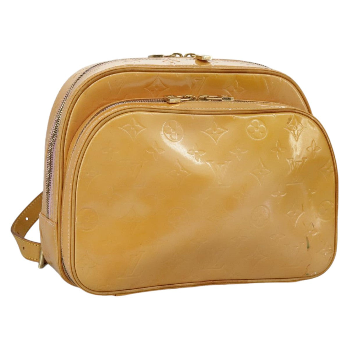 LOUIS VUITTON Monogram Vernis Marley Backpack Marshmallow Pink M91039 98067