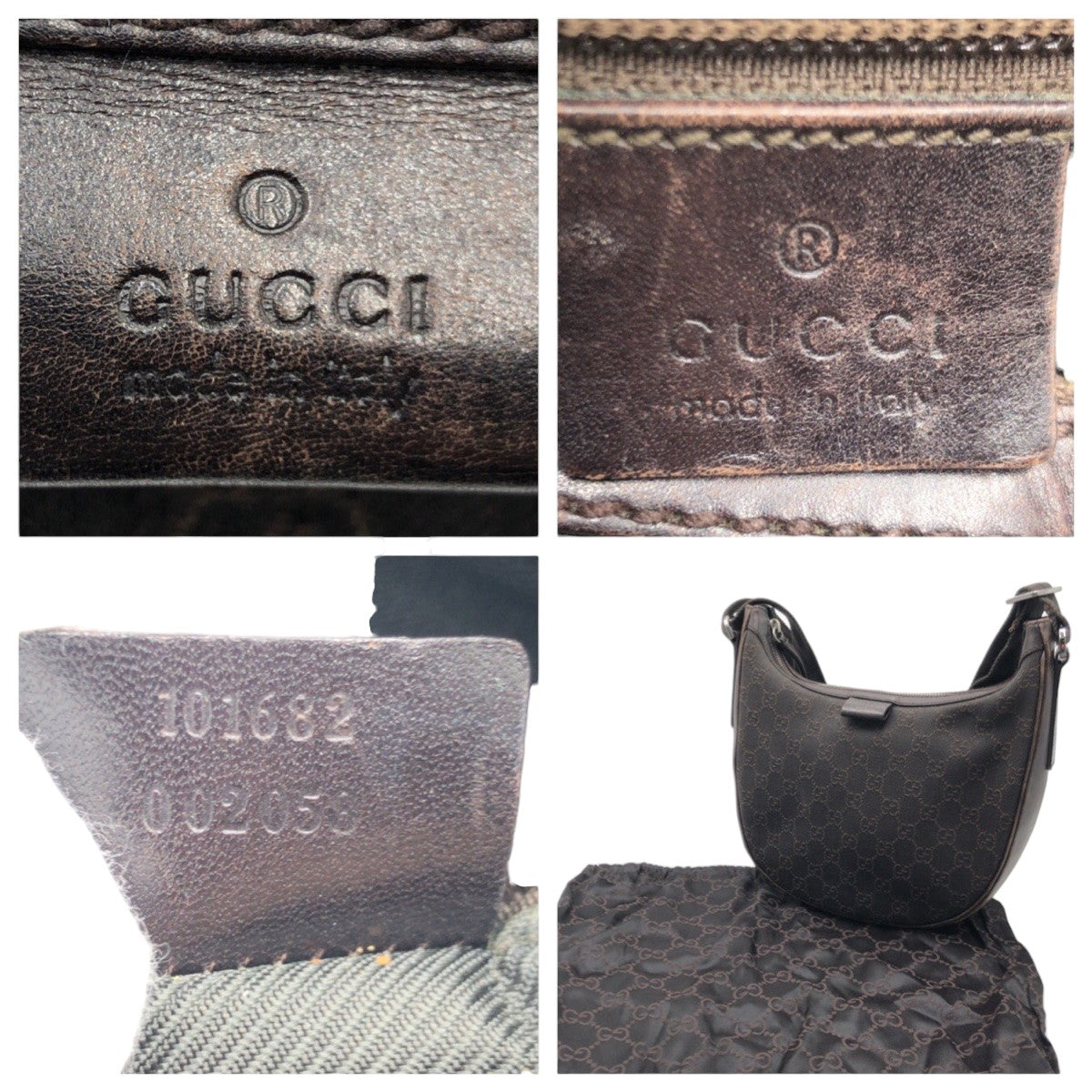 Luxury Gucci Trending 2025 Brown GG Canvas Shoulder Bag
