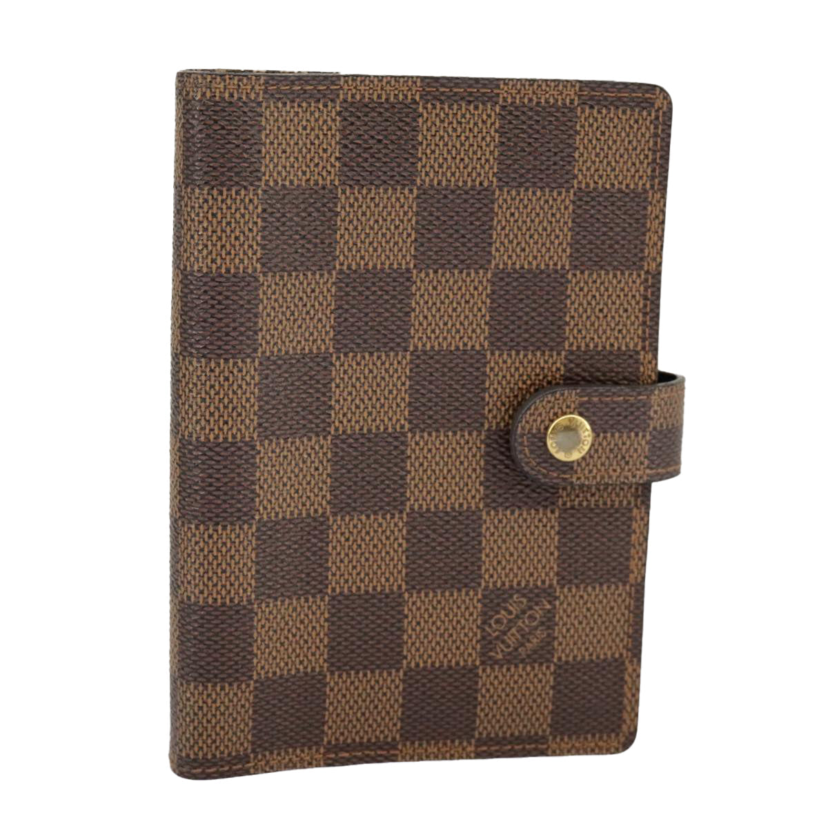 LOUIS VUITTON Damier Ebene Agenda PM Day Planner Cover R20700 LV 98140