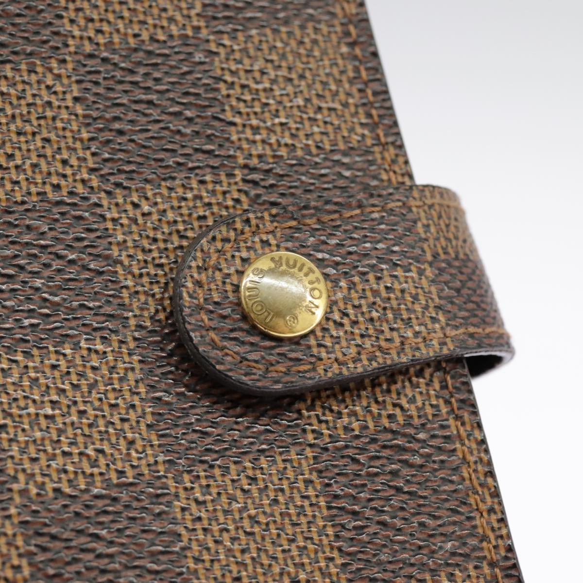 LOUIS VUITTON Damier Ebene Agenda PM Day Planner Cover R20700 LV 98140