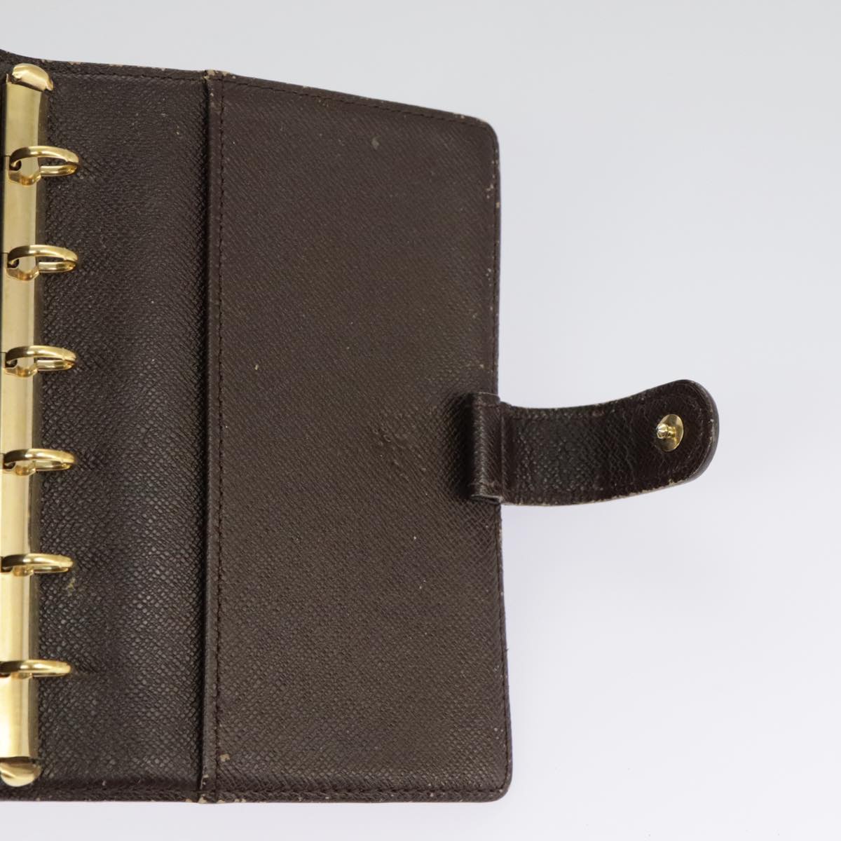 LOUIS VUITTON Damier Ebene Agenda PM Day Planner Cover R20700 LV 98140