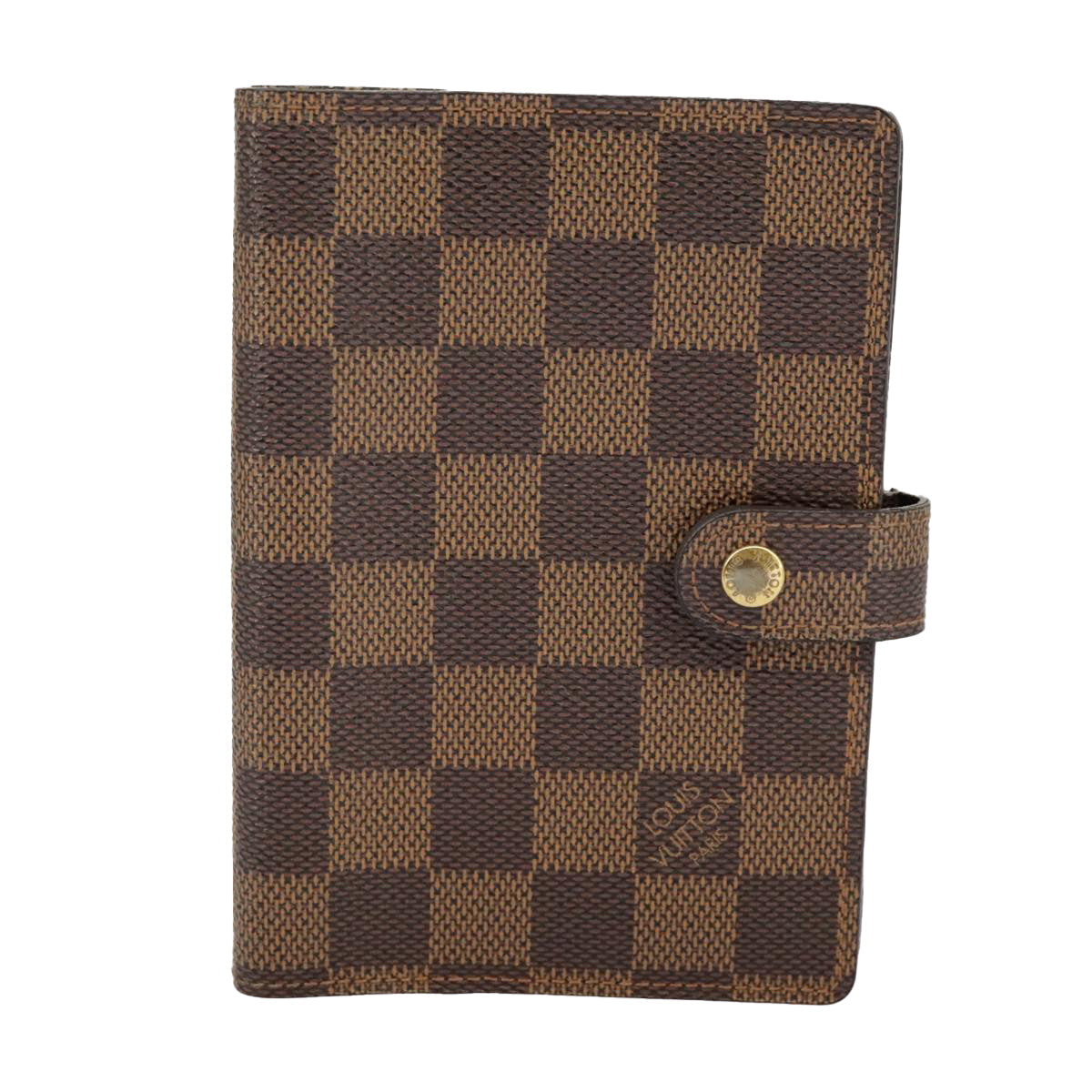 LOUIS VUITTON Damier Ebene Agenda PM Day Planner Cover R20700 LV 98140