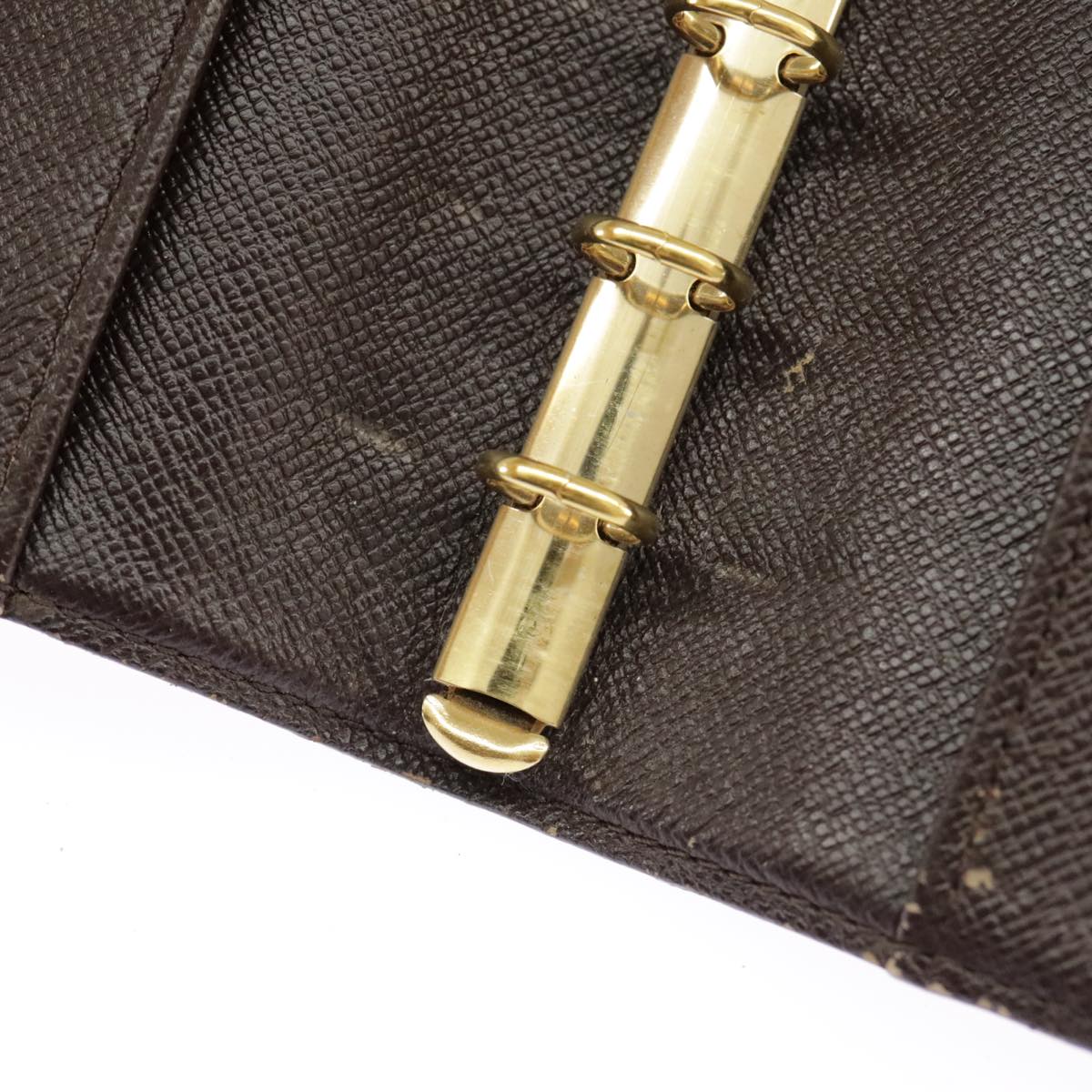 LOUIS VUITTON Damier Ebene Agenda PM Day Planner Cover R20700 LV 98140