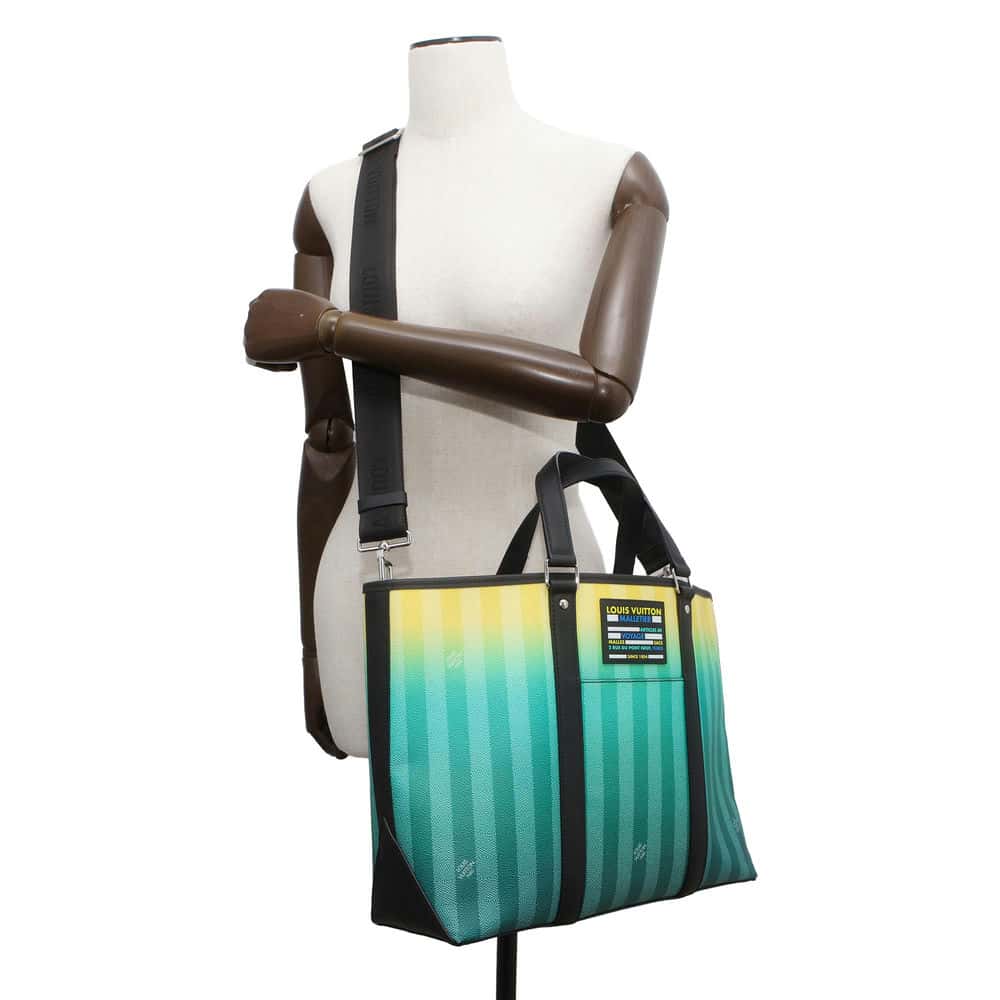 LOUIS VUITTON Weekend Vert M59919 Damier stripe