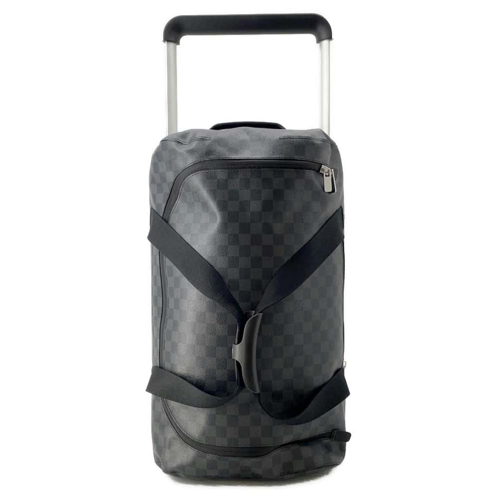 LOUIS VUITTON Horizon Soft Duffle 2R 55 Noir N40173 Damier Graphite