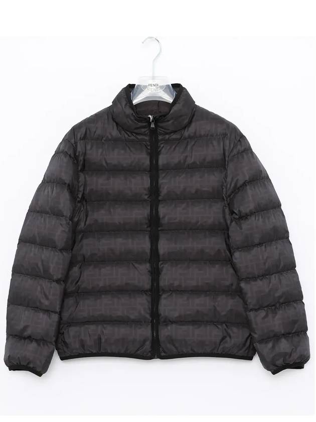 Luxury Fendi Kids Monogram Pattern Padding Black
