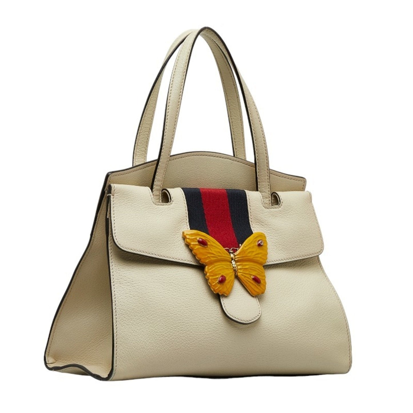 Luxury Gucci Trending 2025 Butterfly  Leather Tote Bag ()