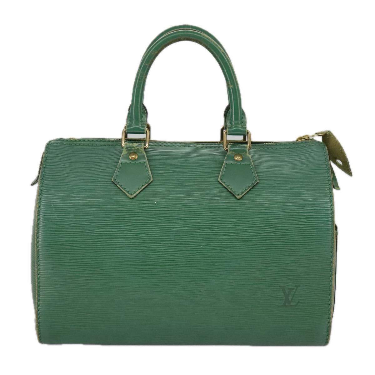 LOUIS VUITTON Epi Speedy 25 Hand Bag Borneo Green M43014 LV 98395