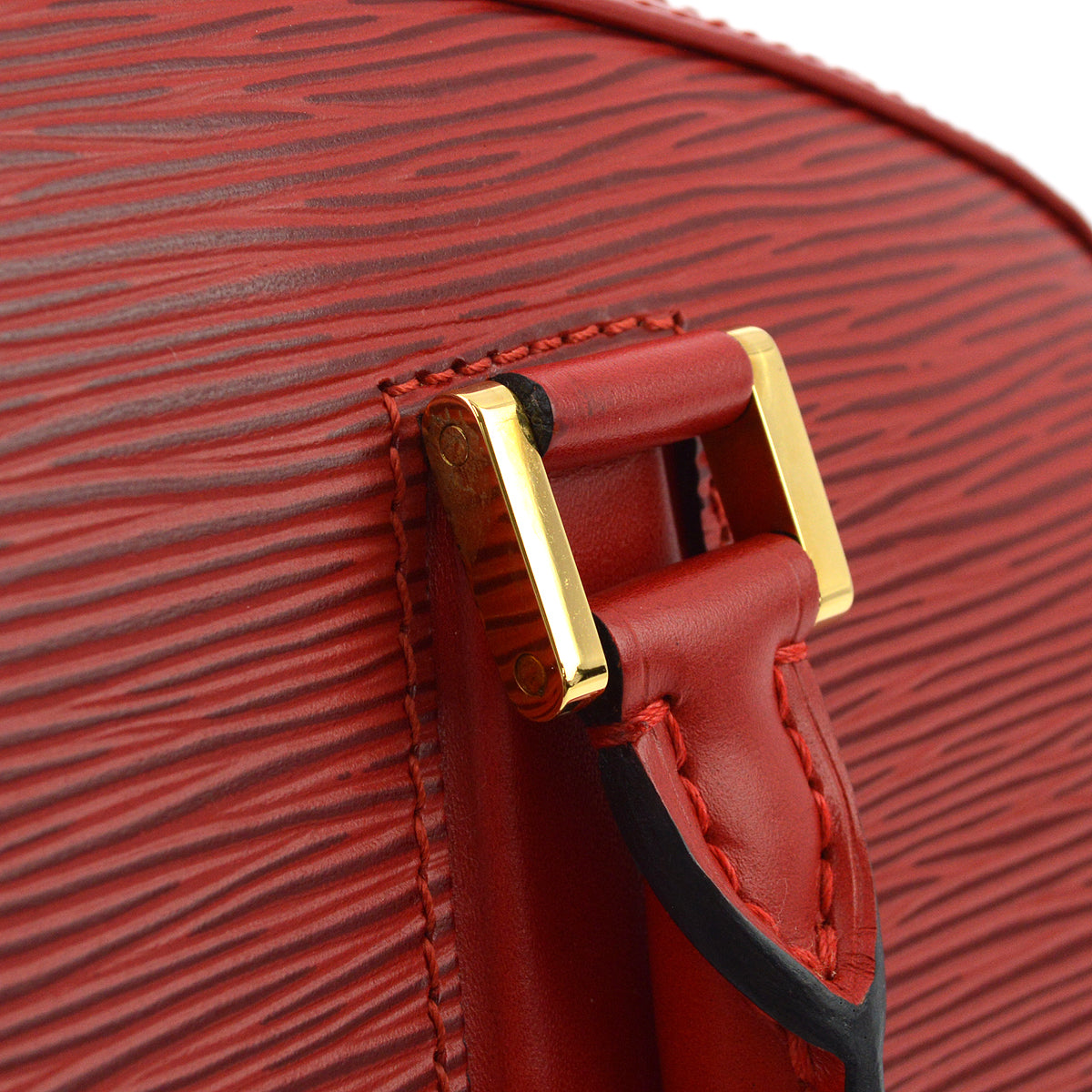 Louis Vuitton 1998 Red Epi Jasmin Handbag M52087
