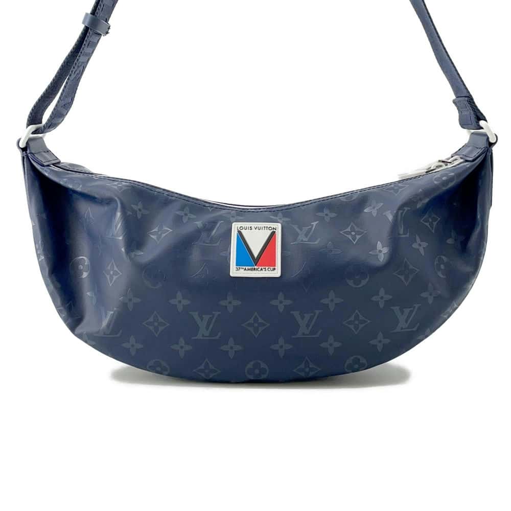 LOUIS VUITTON Hammock bag Blue M11683 Monogram Storm Canvas