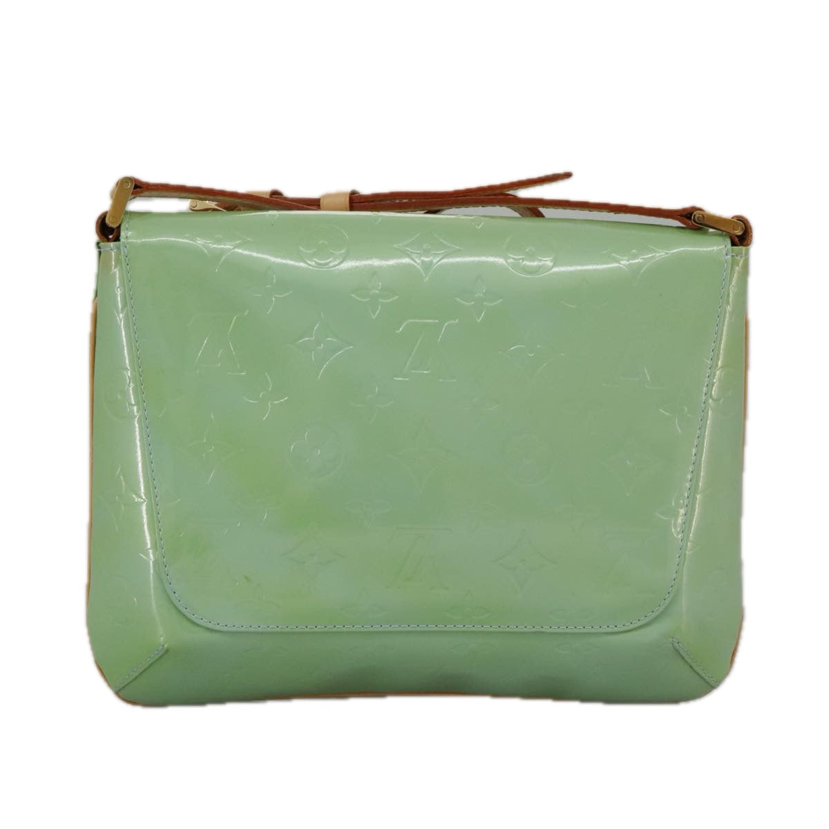 LOUIS VUITTON Monogram Vernis Thompson Street Bag Baby Blue M91009 98445