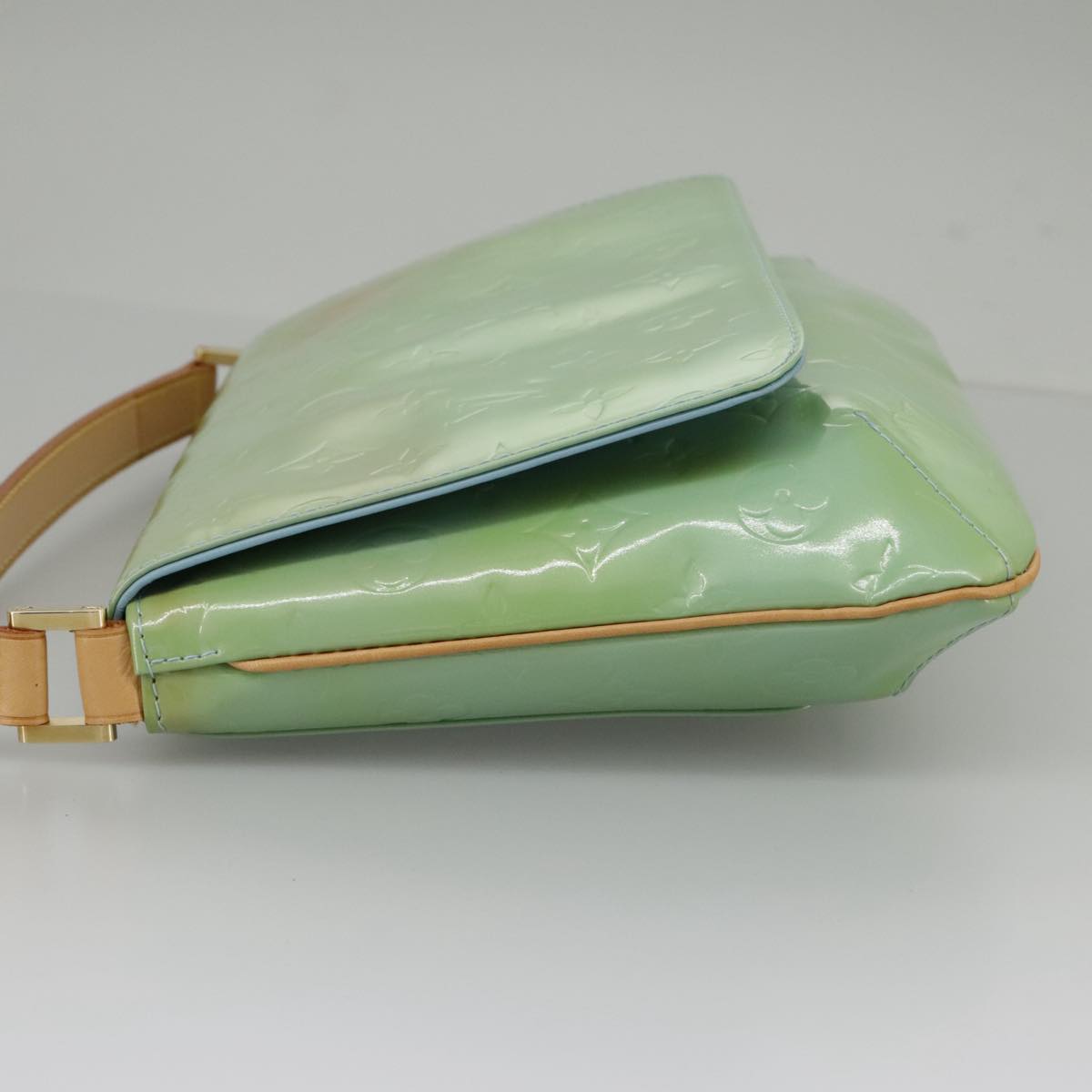 LOUIS VUITTON Monogram Vernis Thompson Street Bag Baby Blue M91009 98445