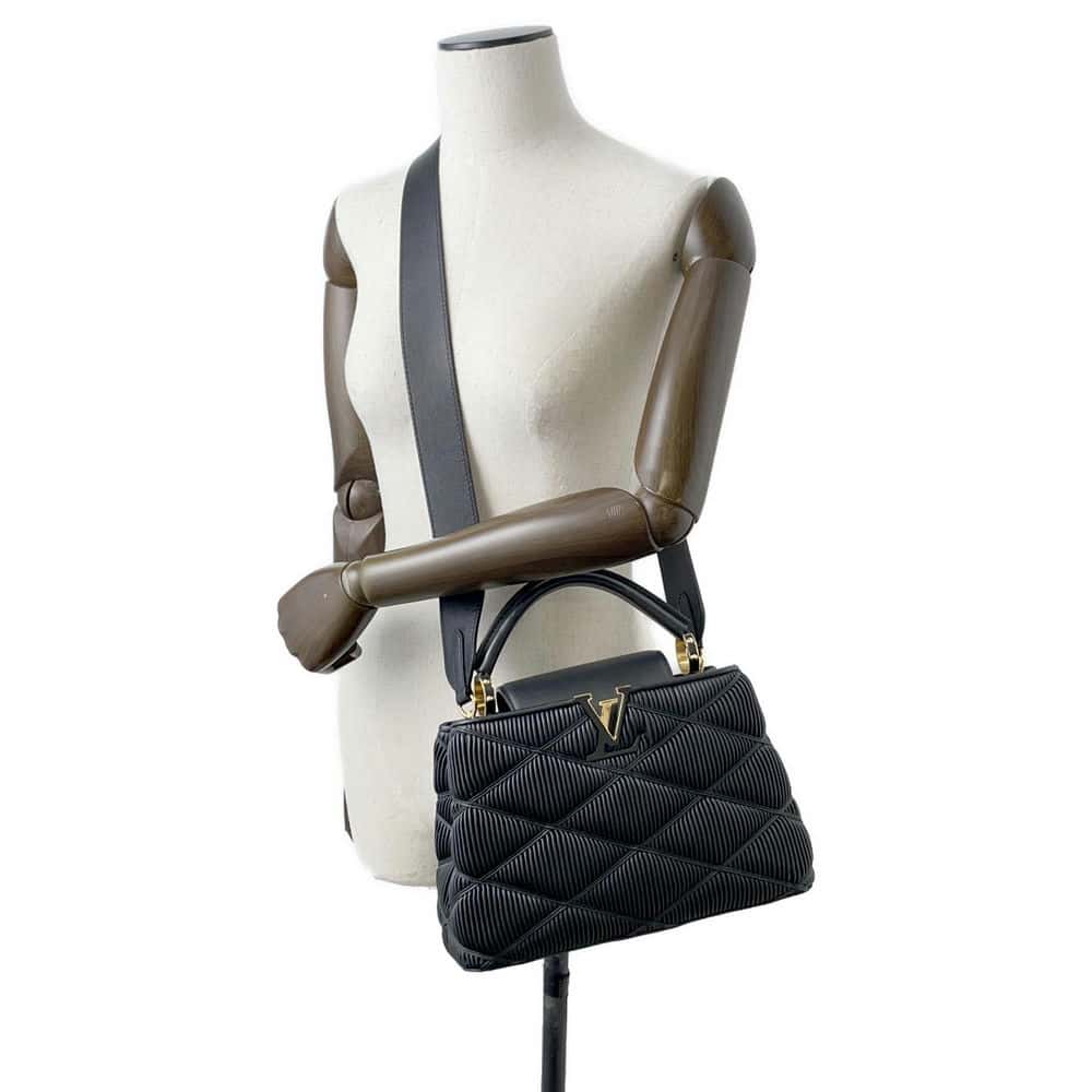 LOUIS VUITTON Carpeciene Noir M20545 Leather Size BB