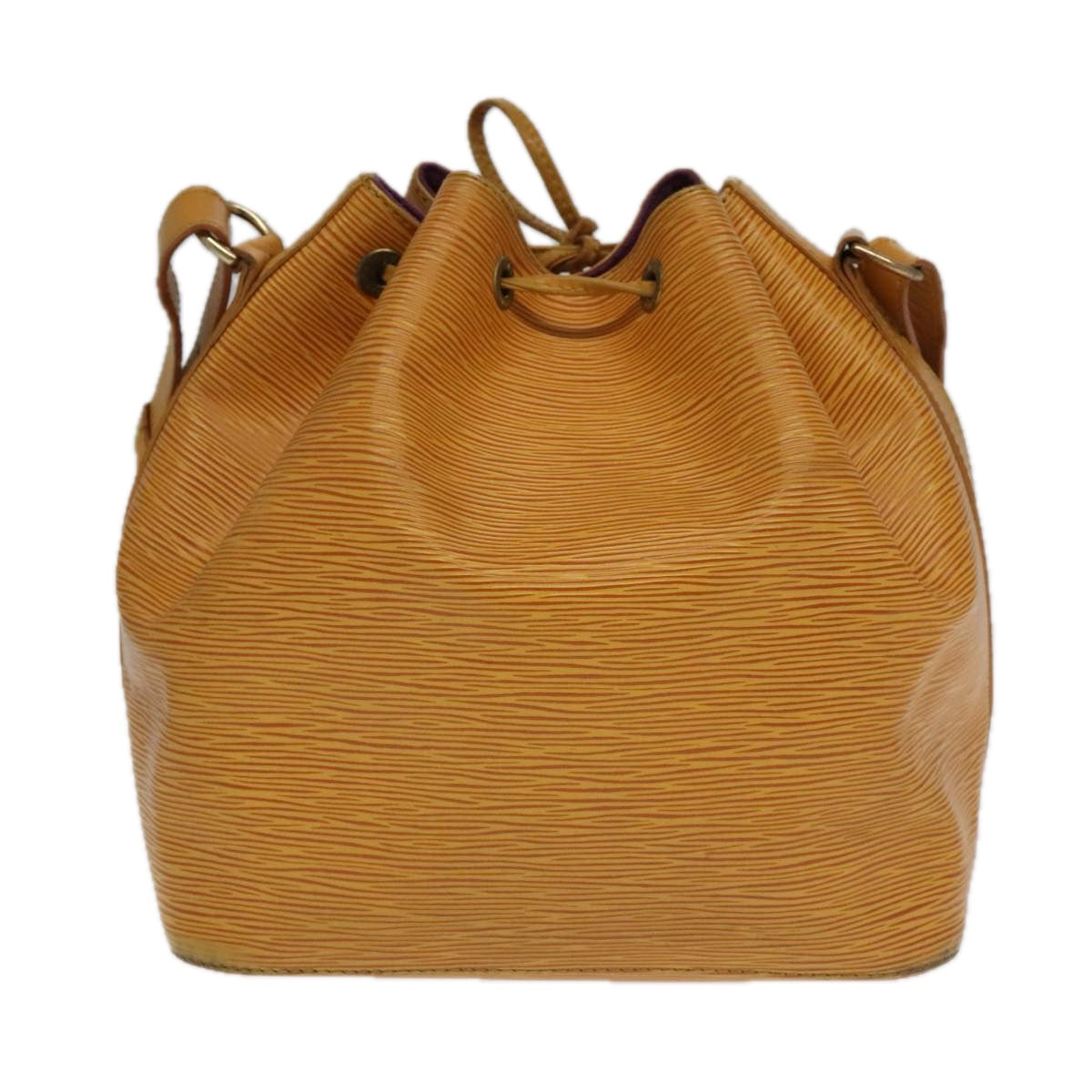 LOUIS VUITTON Epi Petit Noe Shoulder Bag Yellow M44102 LV 98451