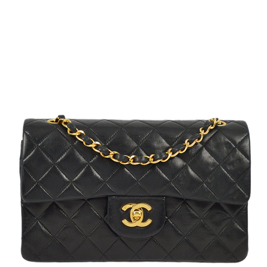 Chanel 1996-1997 Lambskin Small Classic Double Flap Bag