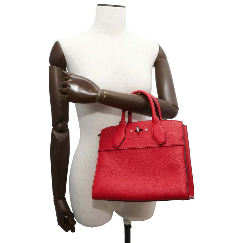 LOUIS VUITTON City Steamer Rouge M53029 Leather Size PM