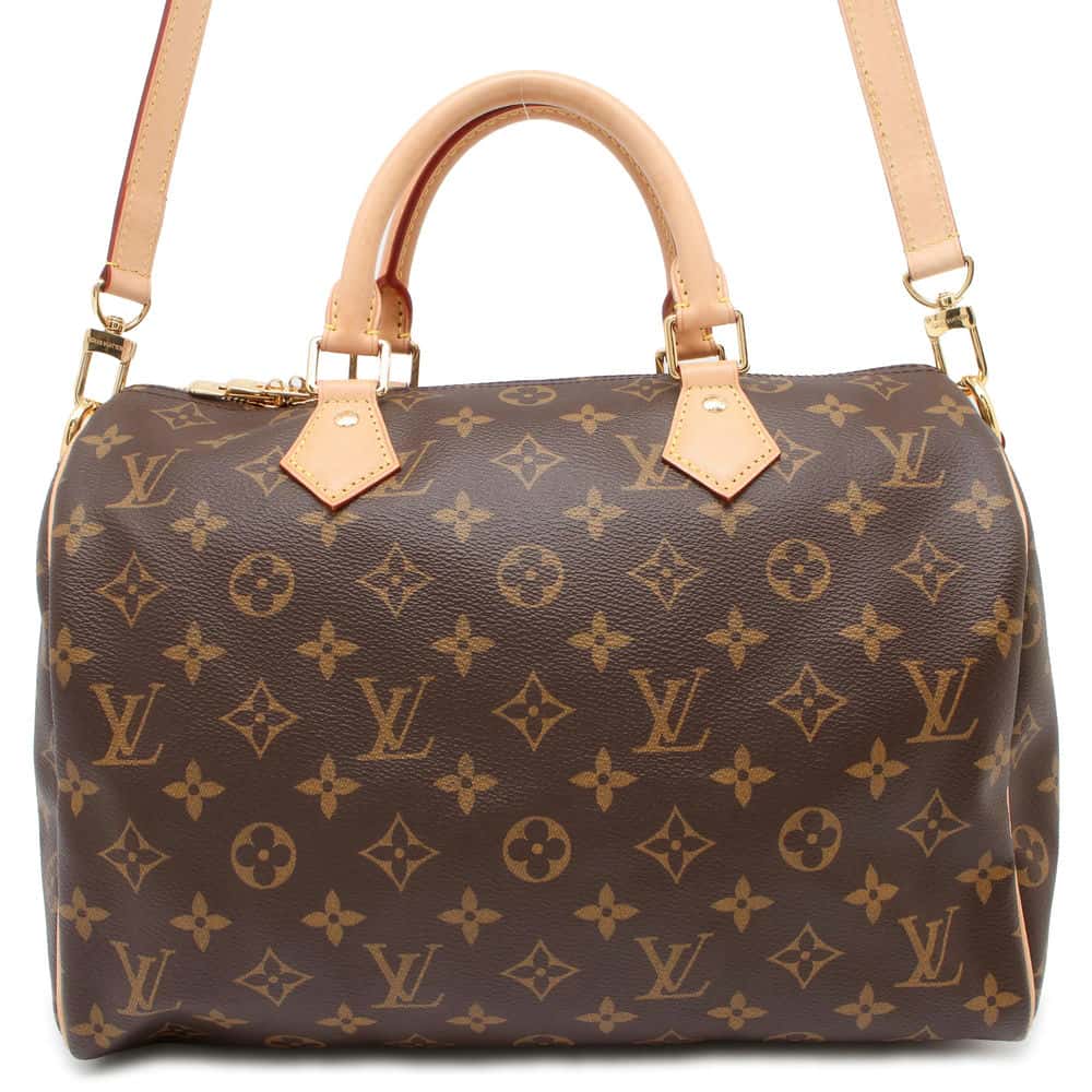LOUIS VUITTON Speedy Bandouliere Brown M41112 Monogram Size 30